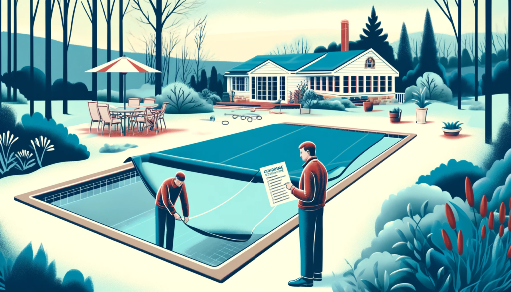 maintain a swimming pool in winter