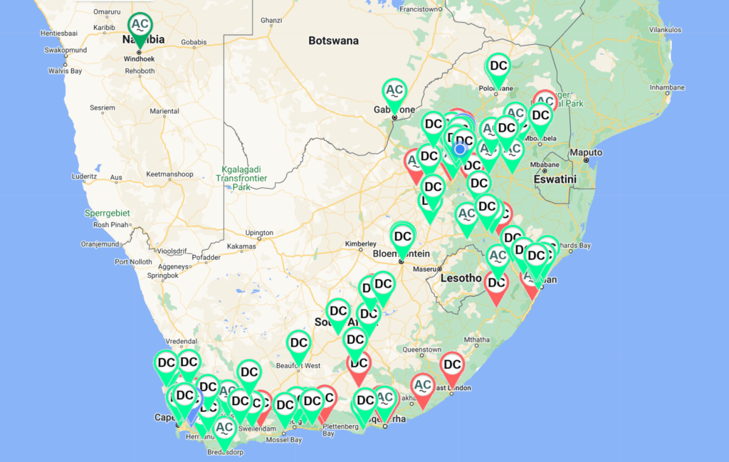 EV Charging Stations south africa