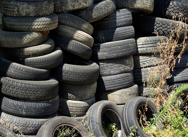 recycling centre equipment tyres