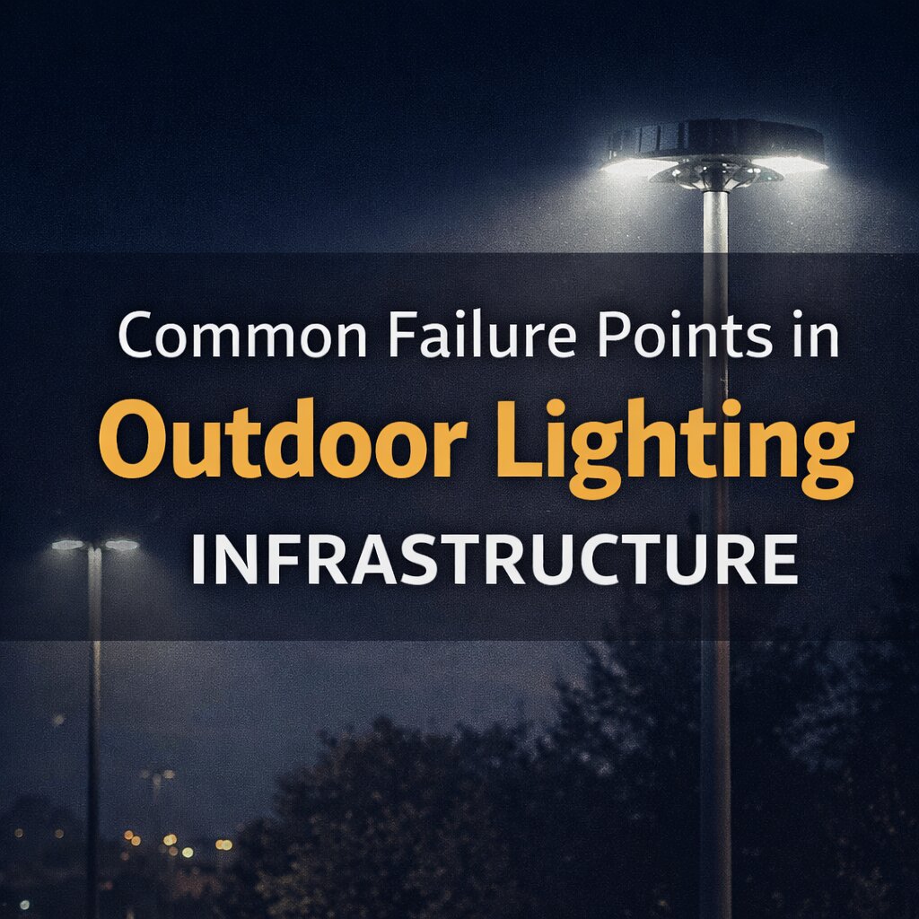 Common Failure Points in Outdoor Lighting Infrastructure