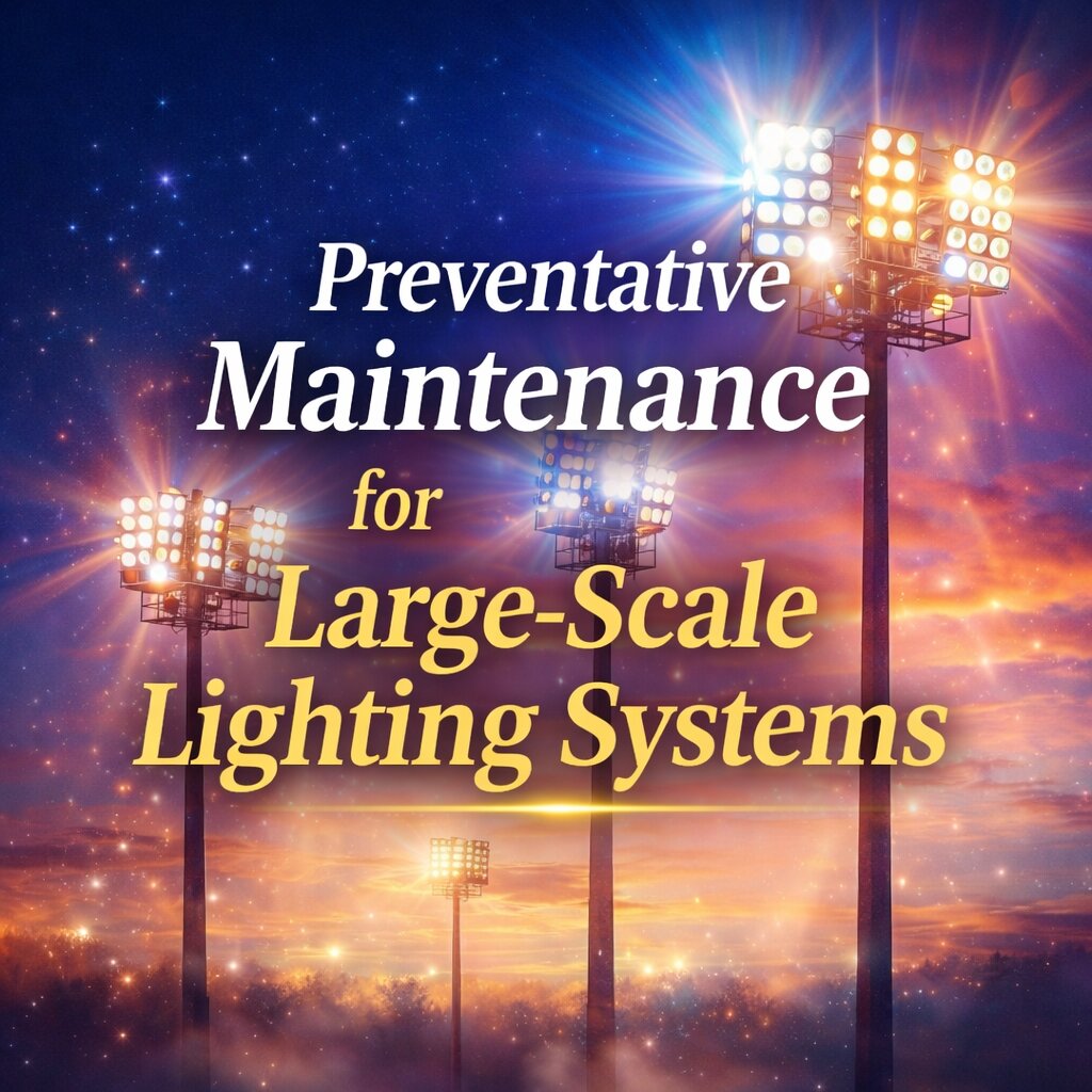 Preventative Maintenance for Large-Scale Lighting Systems