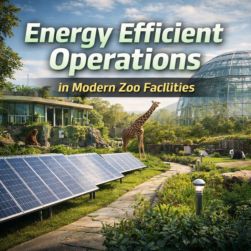 Energy efficient operations in modern zoo facilities