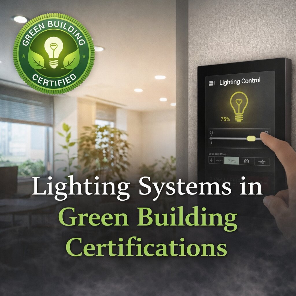 Lighting systems green building certifications