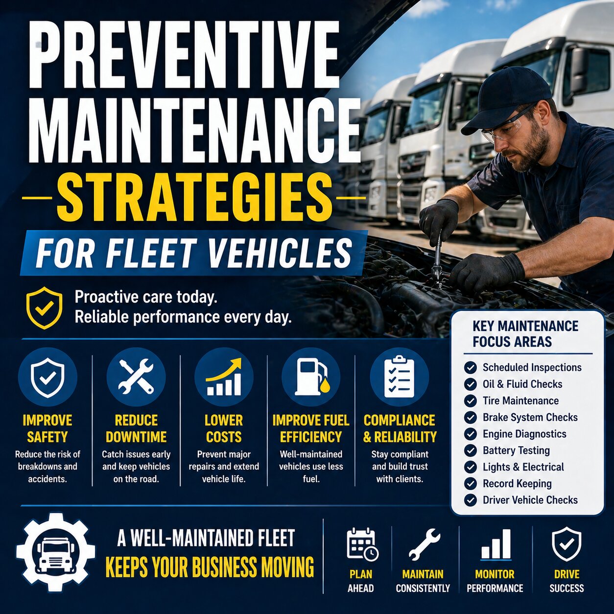 Preventive Maintenance Strategies For Fleet Vehicles