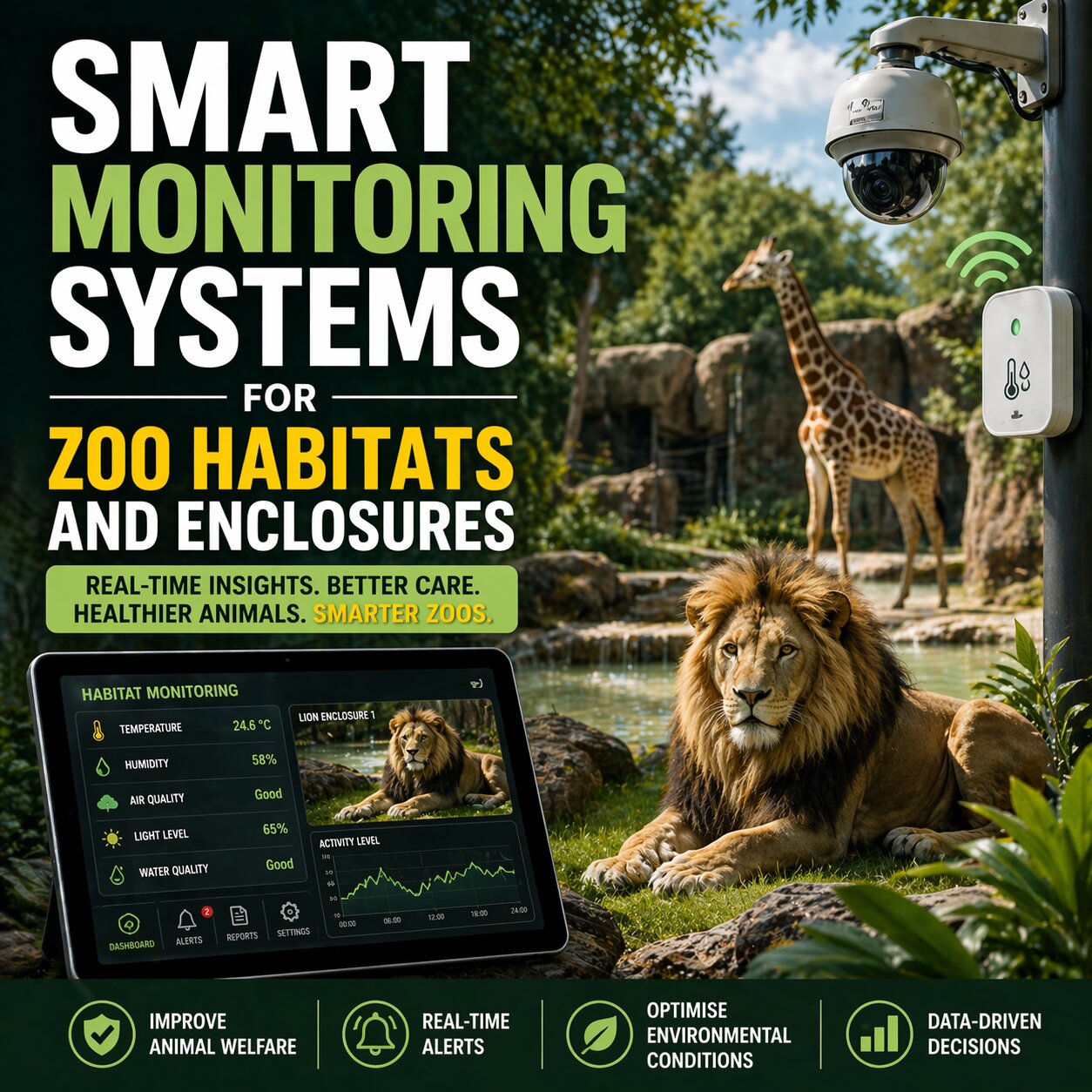 Smart systems enhance zoo habitats