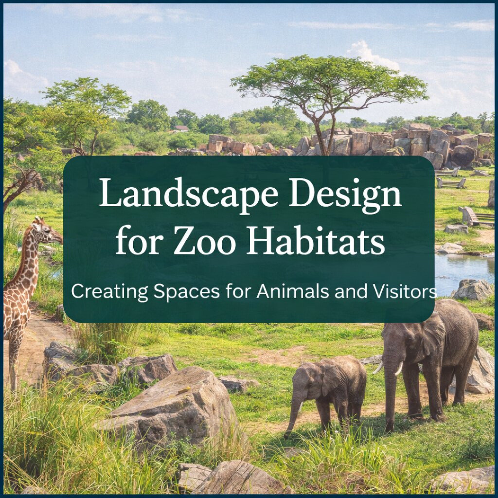 landscape design for zoo habitats