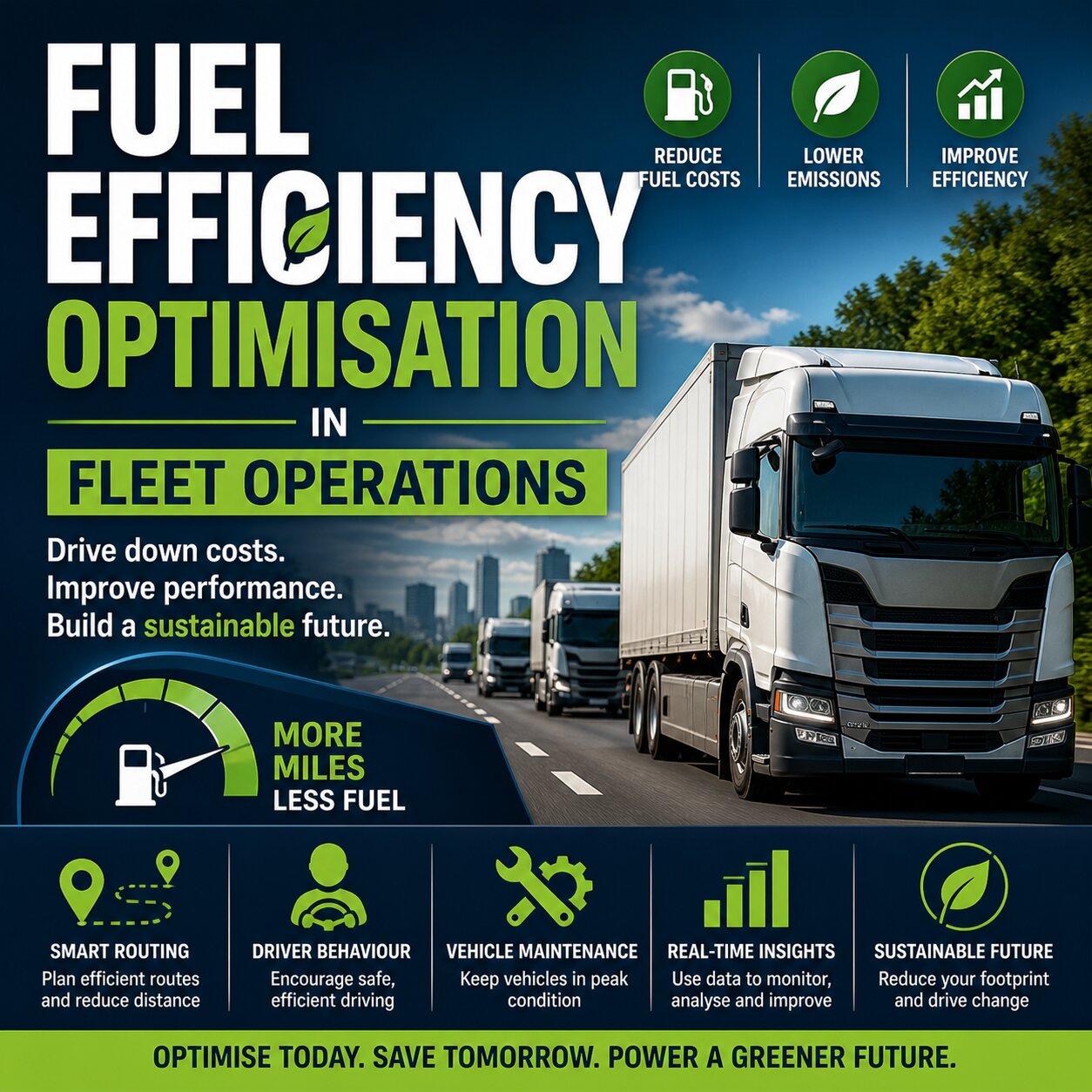 Fuel Efficiency Optimisation in Fleet Operations