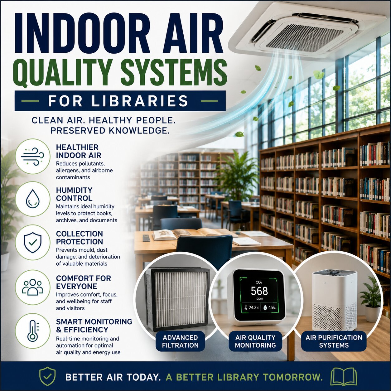 Indoor Air Quality Systems For Libraries