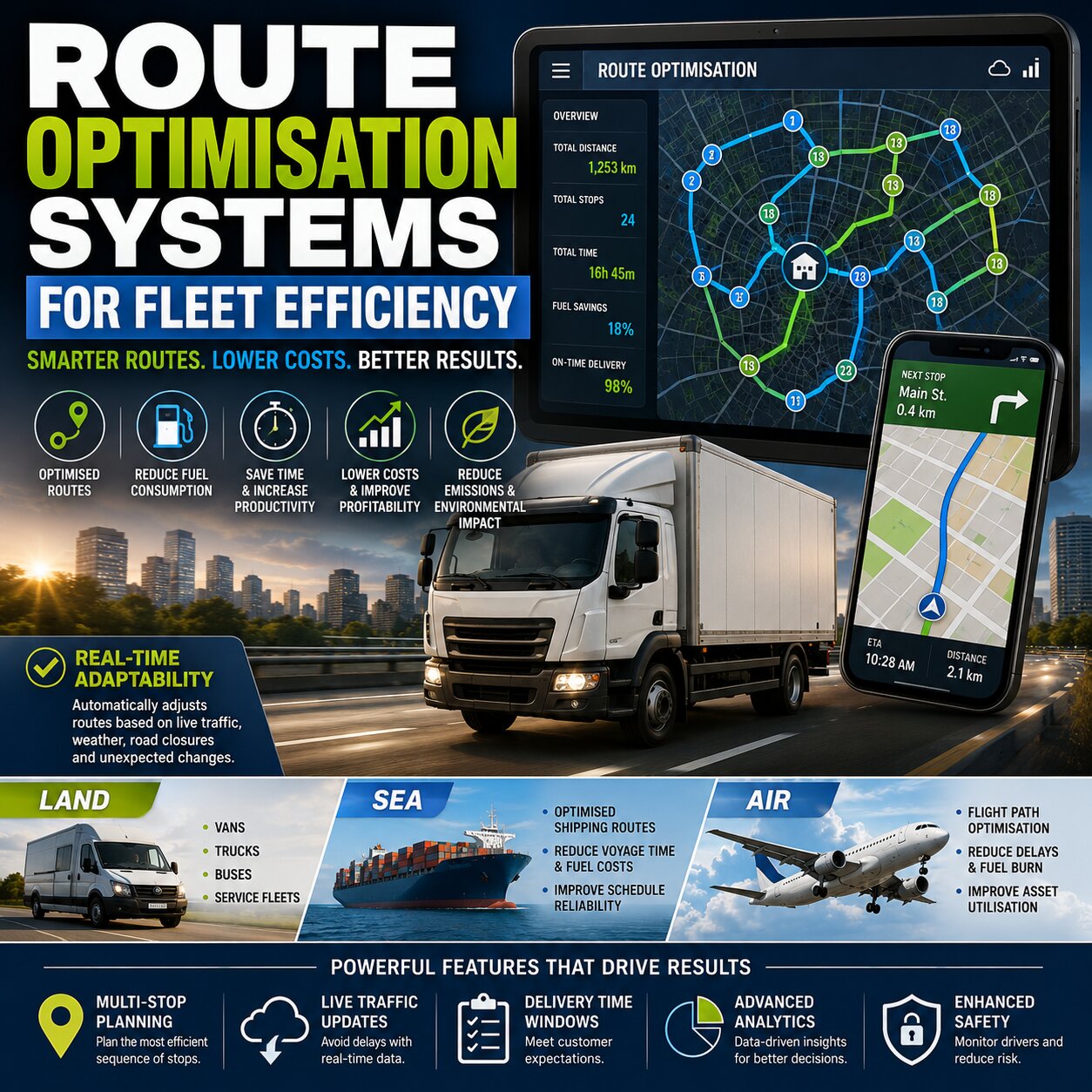Route Optimisation Systems For Fleet Efficiency