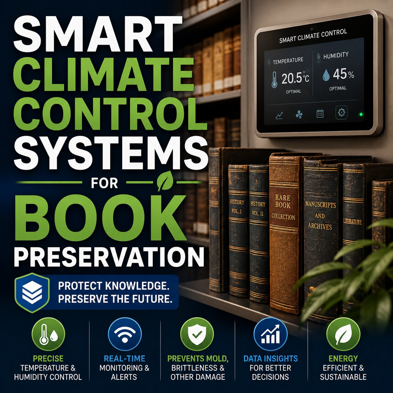 Smart Climate Control Systems for Book Preservation