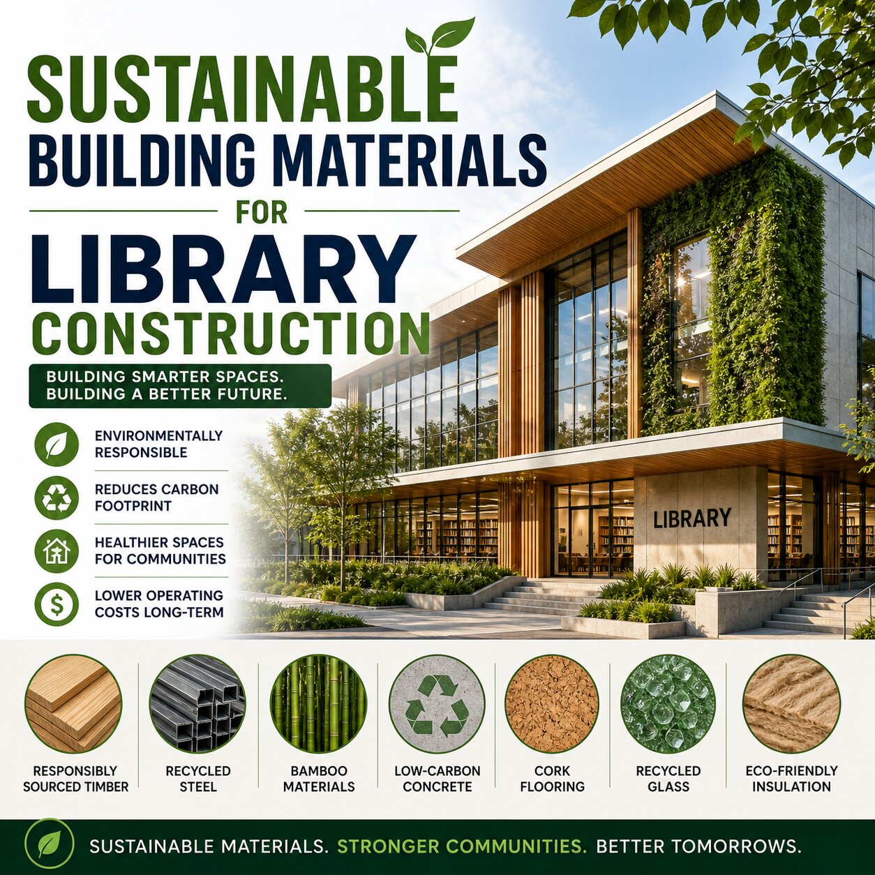 Sustainable Building Materials For Library Construction