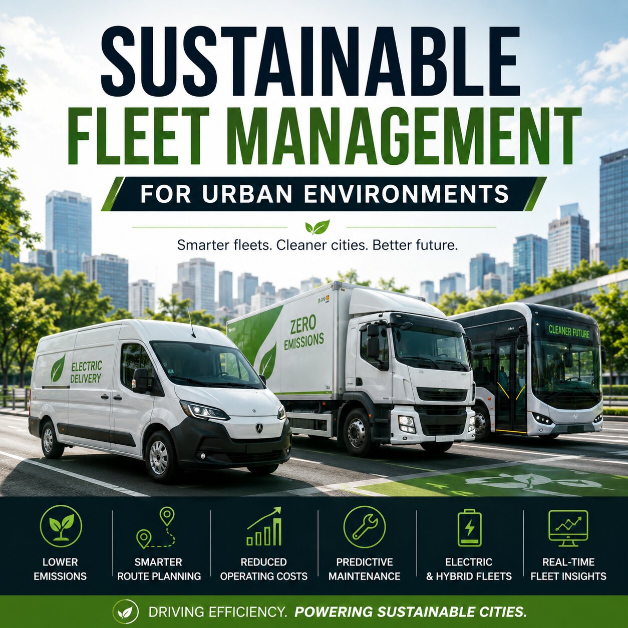 Sustainable Fleet Management for Urban Environments