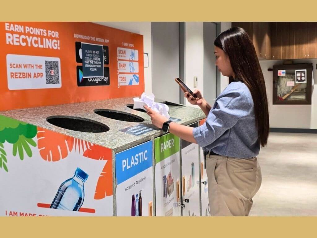 Community Recycling Reward Trees 