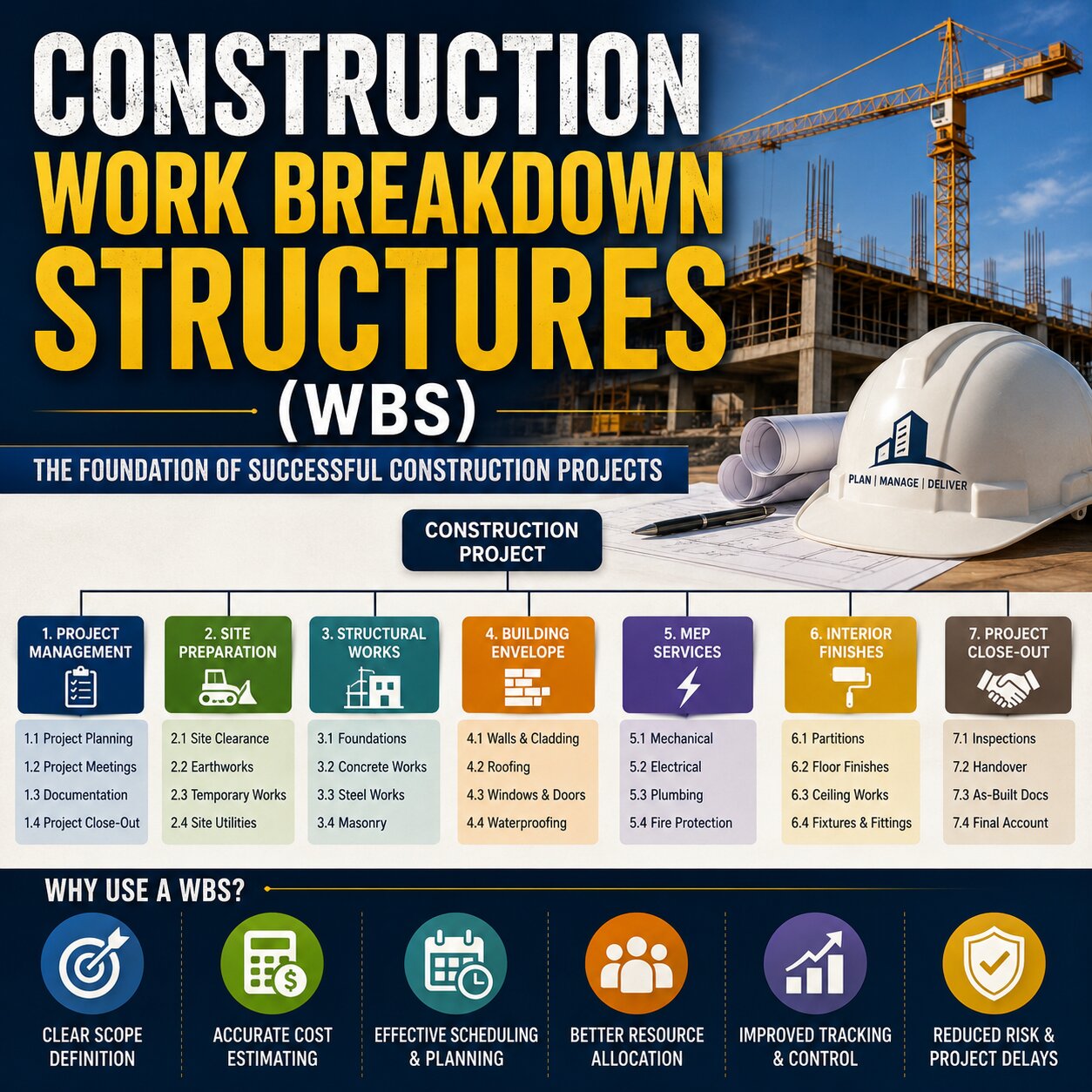 Construction Work Breakdown Structures (WBS)