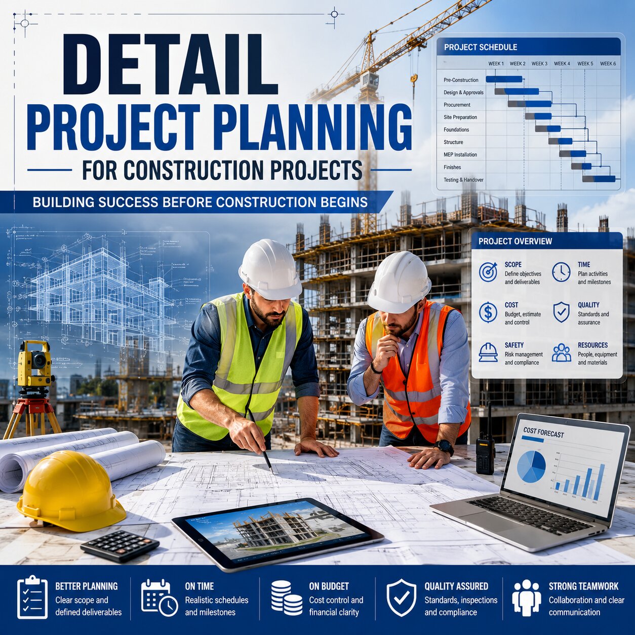 Detailed Project Planning for Construction Projects