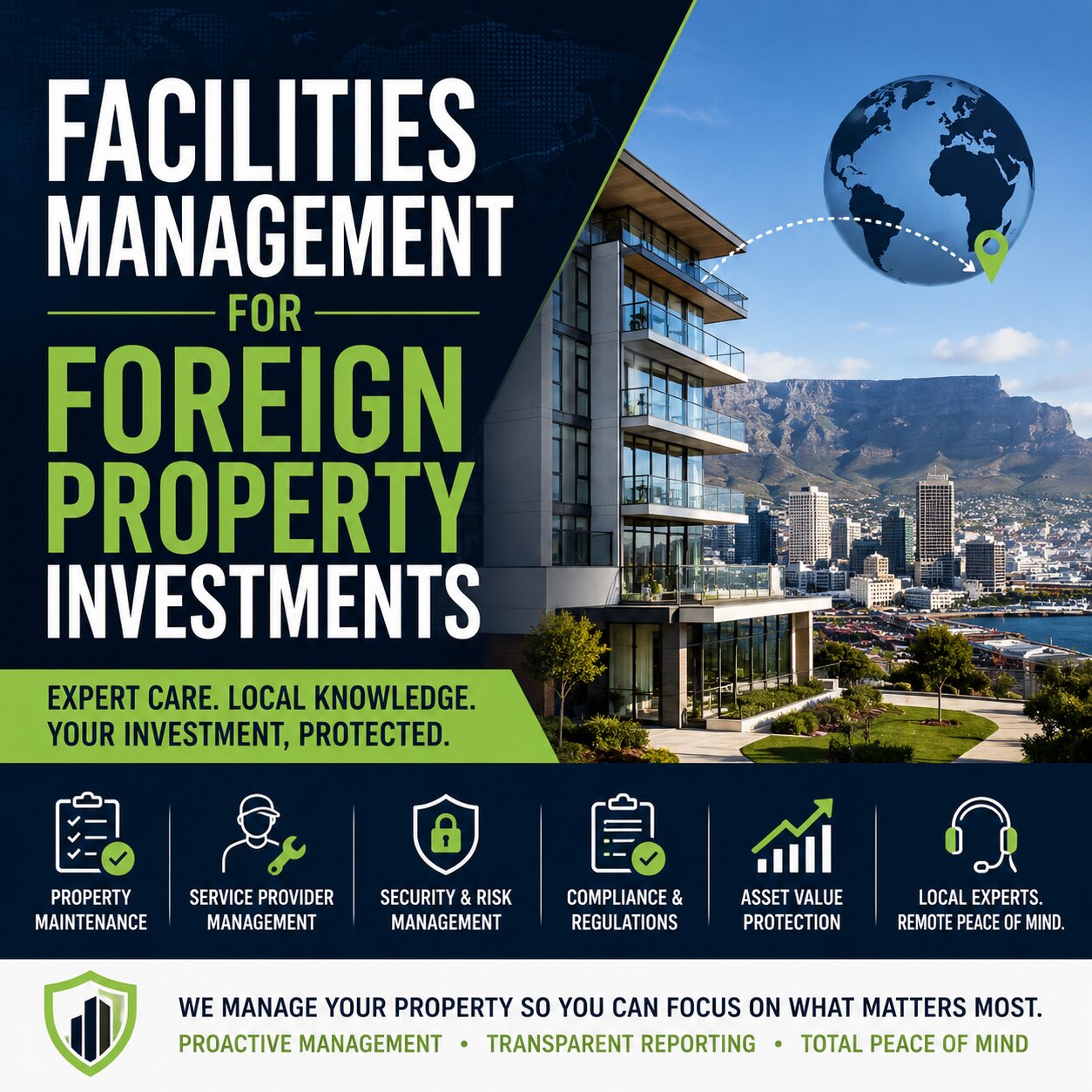 Facilities Management for Foreign Property Investments in South Africa