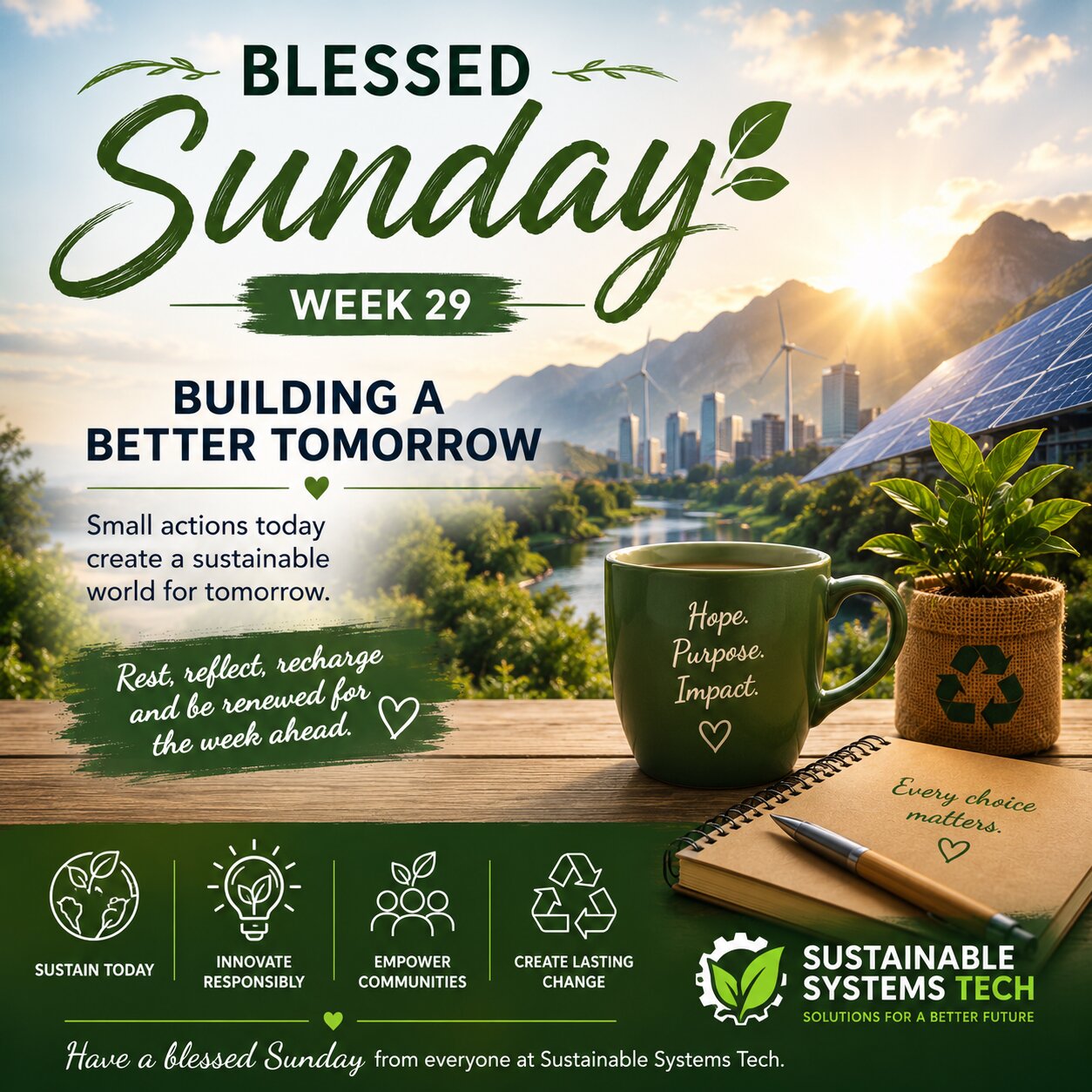 Blessed Sunday Week 29