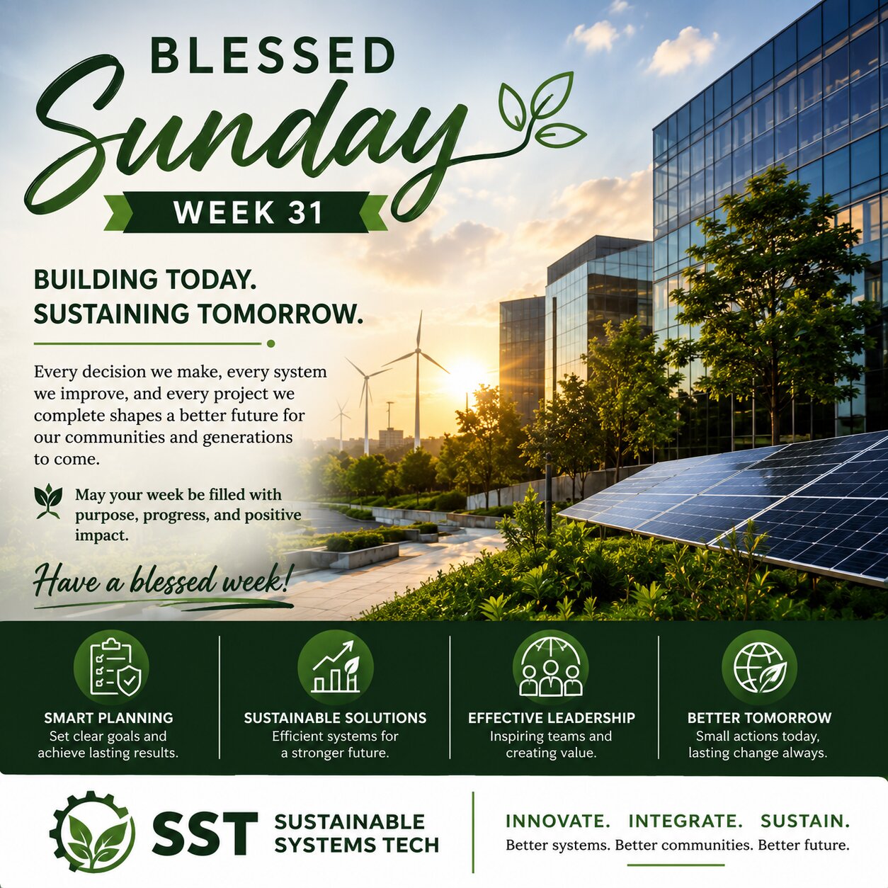 Blessed Sunday Week 31