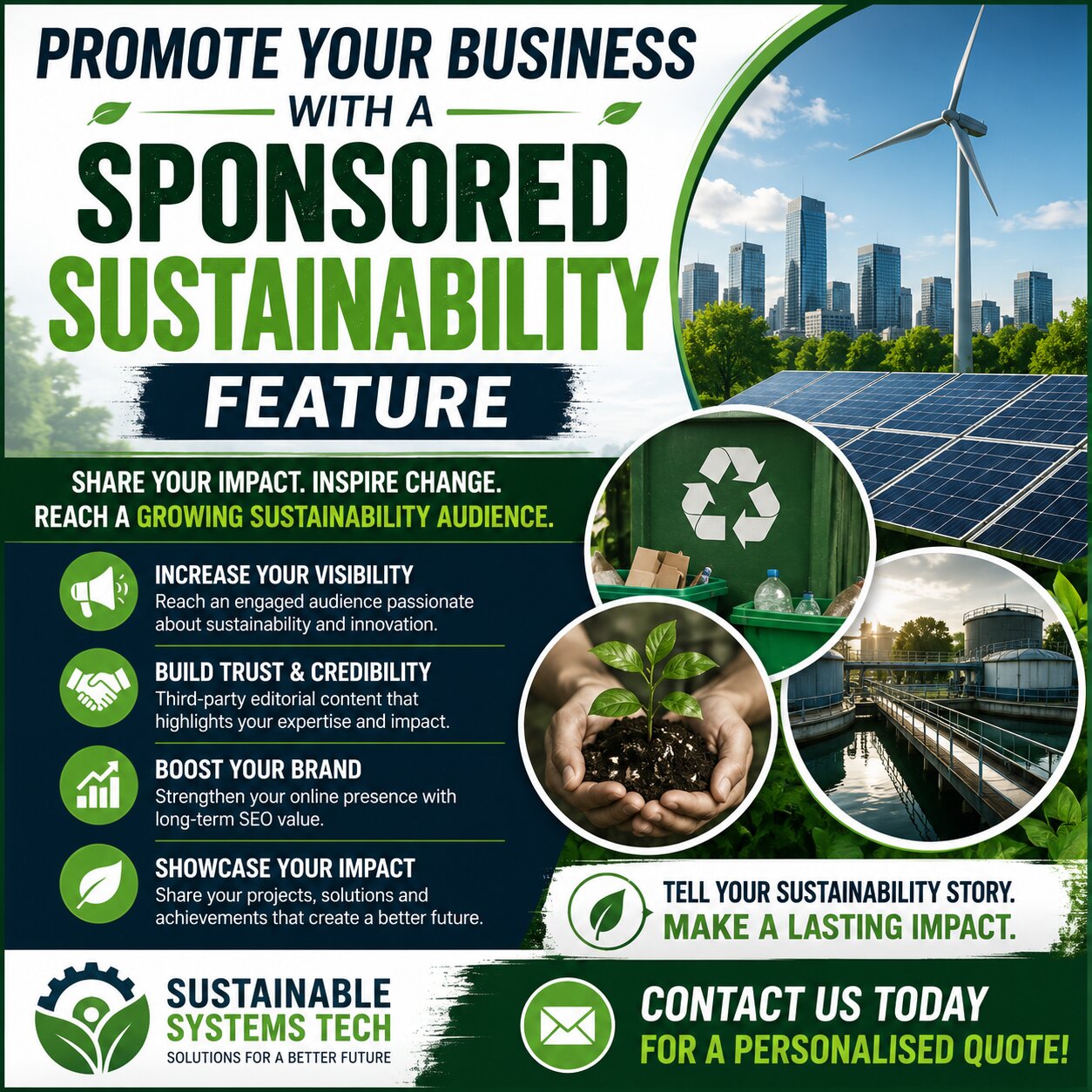 Promote Your Business with a Sponsored Sustainability Feature