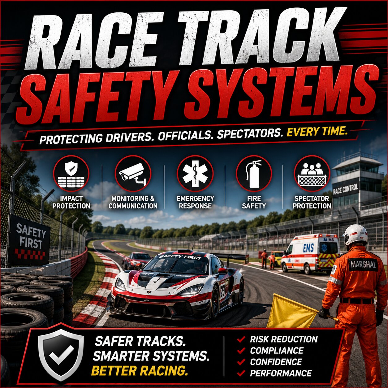 Race Track Safety Systems