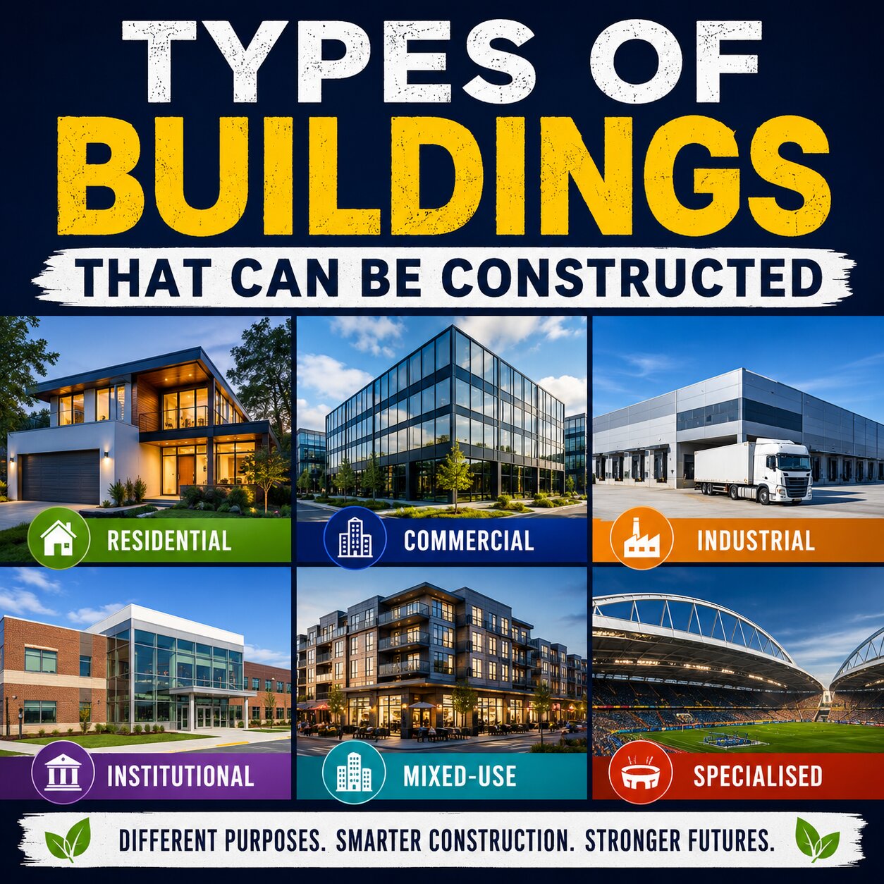 Types of Buildings That Can Be Constructed