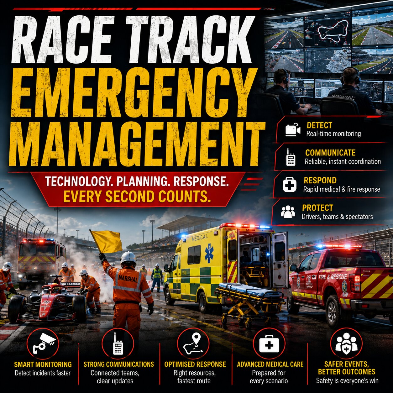 Race Track Emergency Management