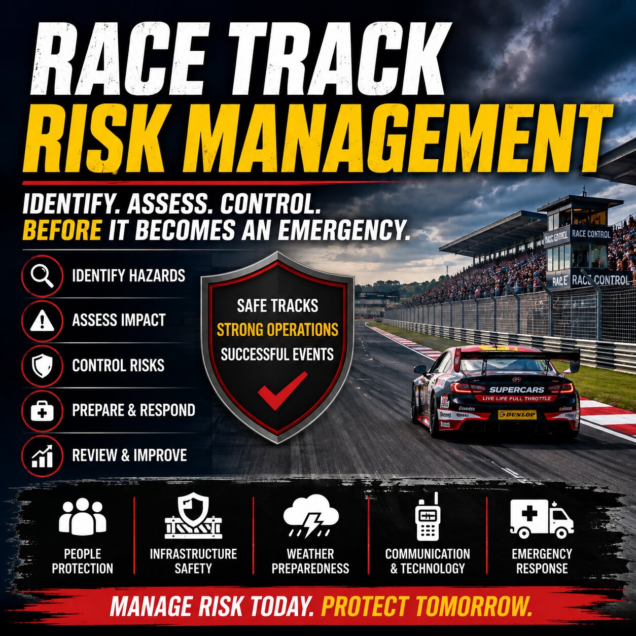 Race Track Risk Management