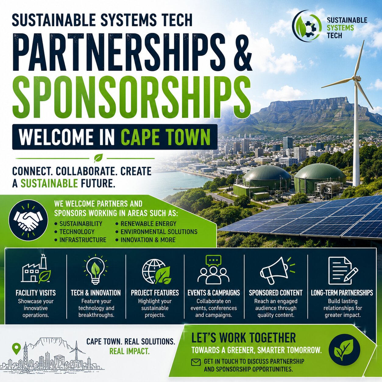 Sustainable Systems Tech Welcomes Partnerships and Sponsorships in Cape Town