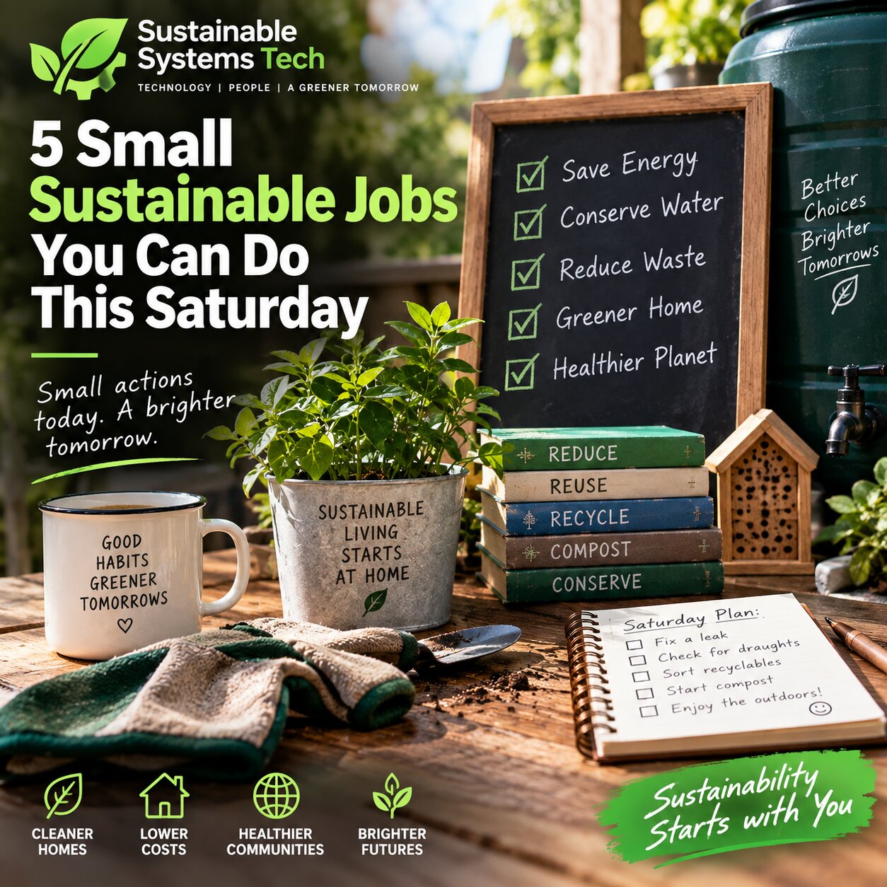 5 Small Sustainable Jobs You Can Do This Saturday