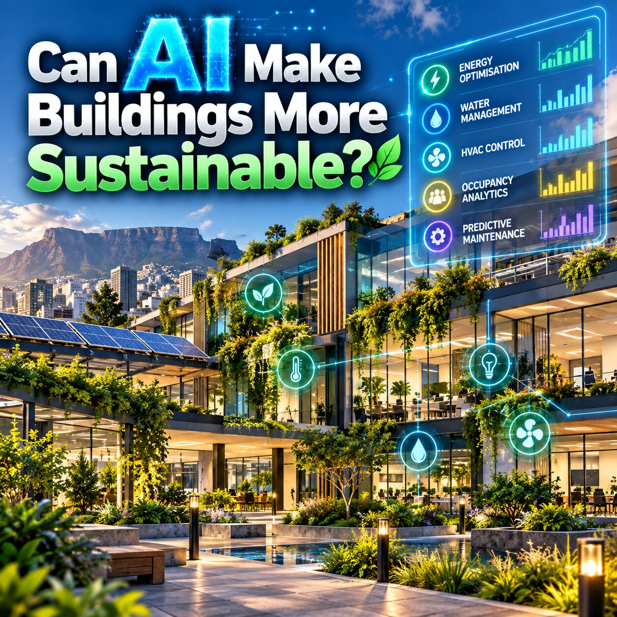 Can AI Make Buildings More Sustainable