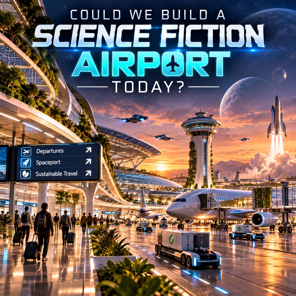 Could We Build a Science Fiction Airport Today