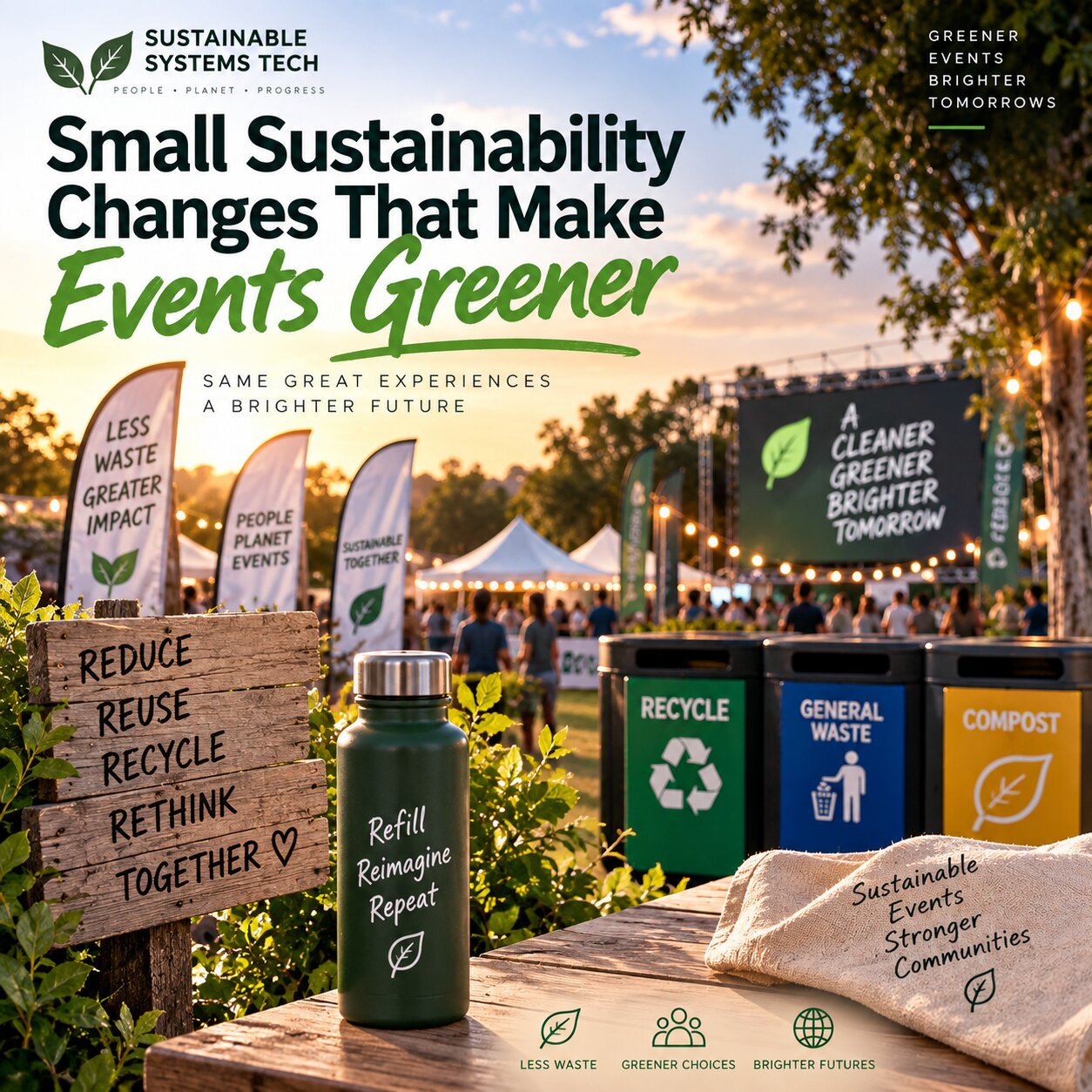 Small Sustainability Changes That Make Events Greener