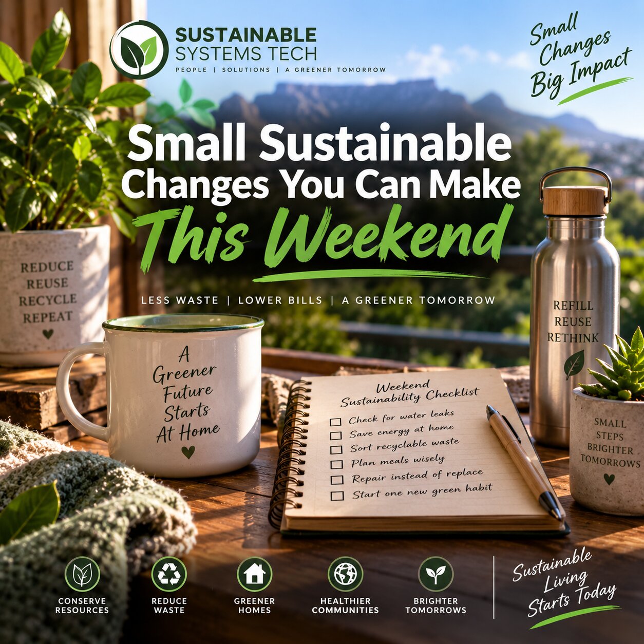 Small Sustainable Changes You Can Make This Weekend