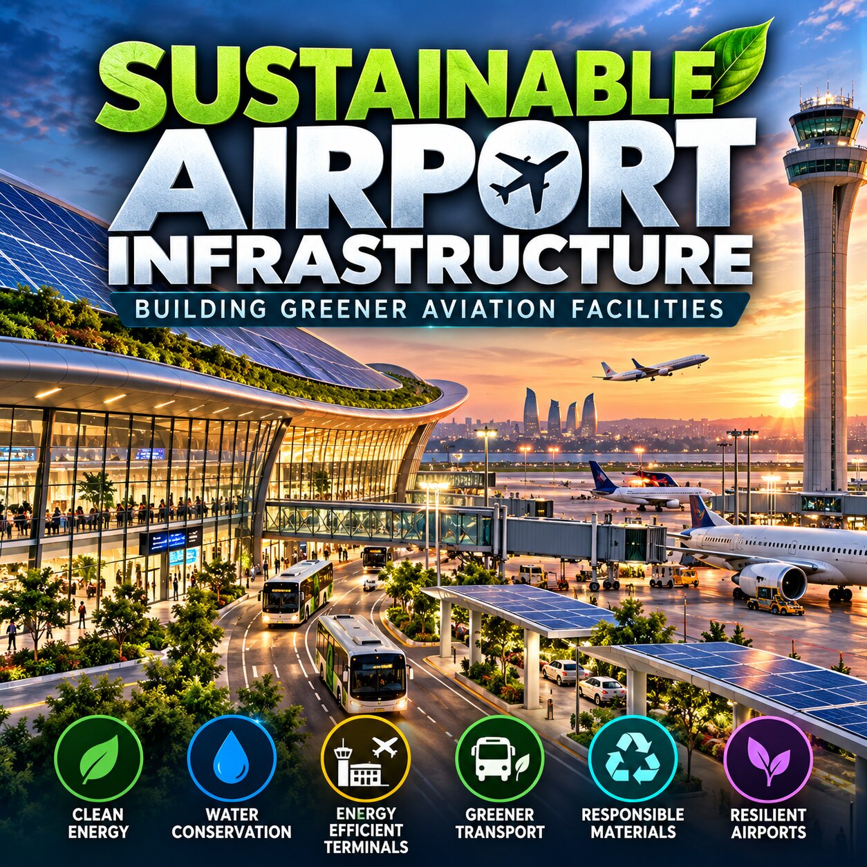 Sustainable airport infrastructure
