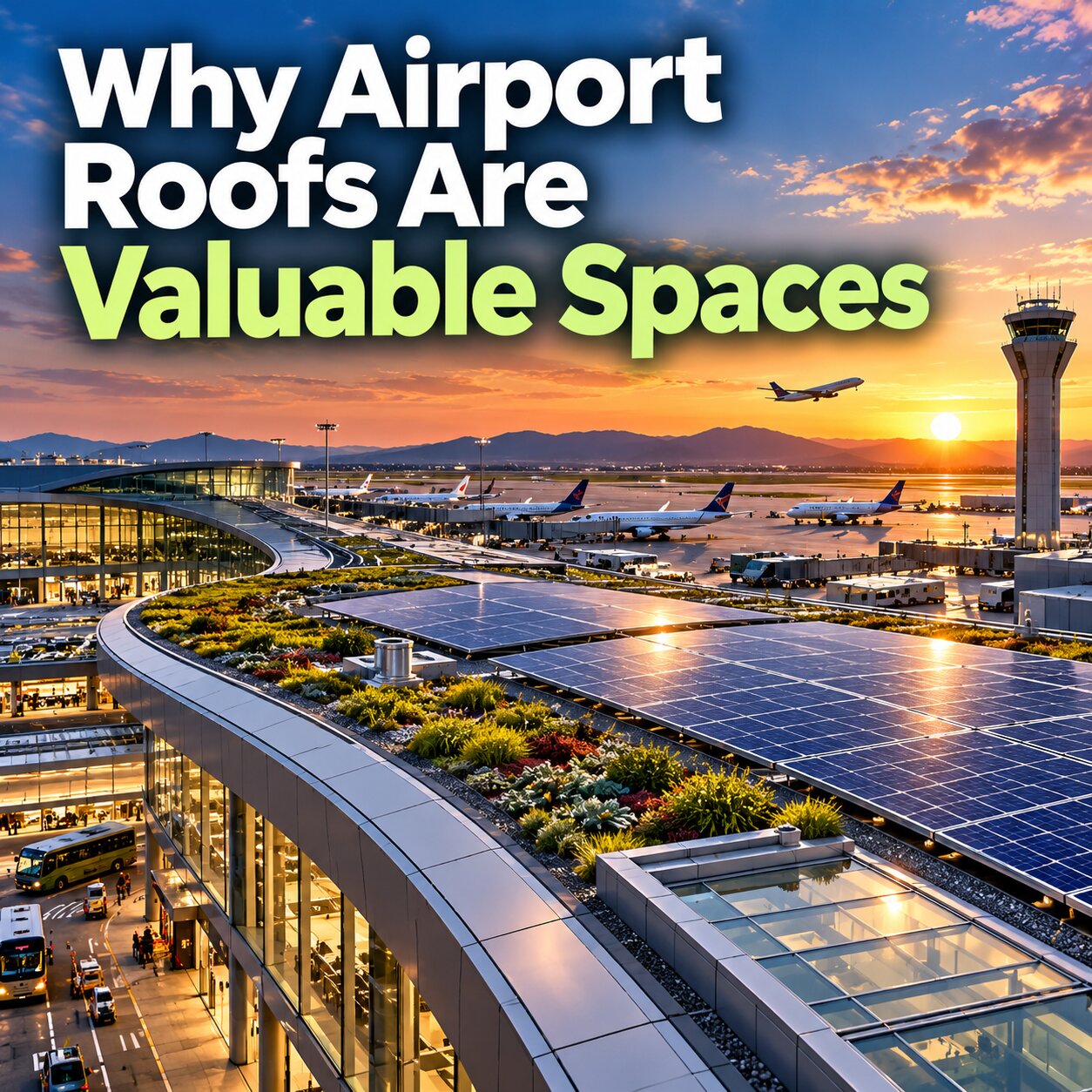 Why Airport Roofs Are Valuable Spaces