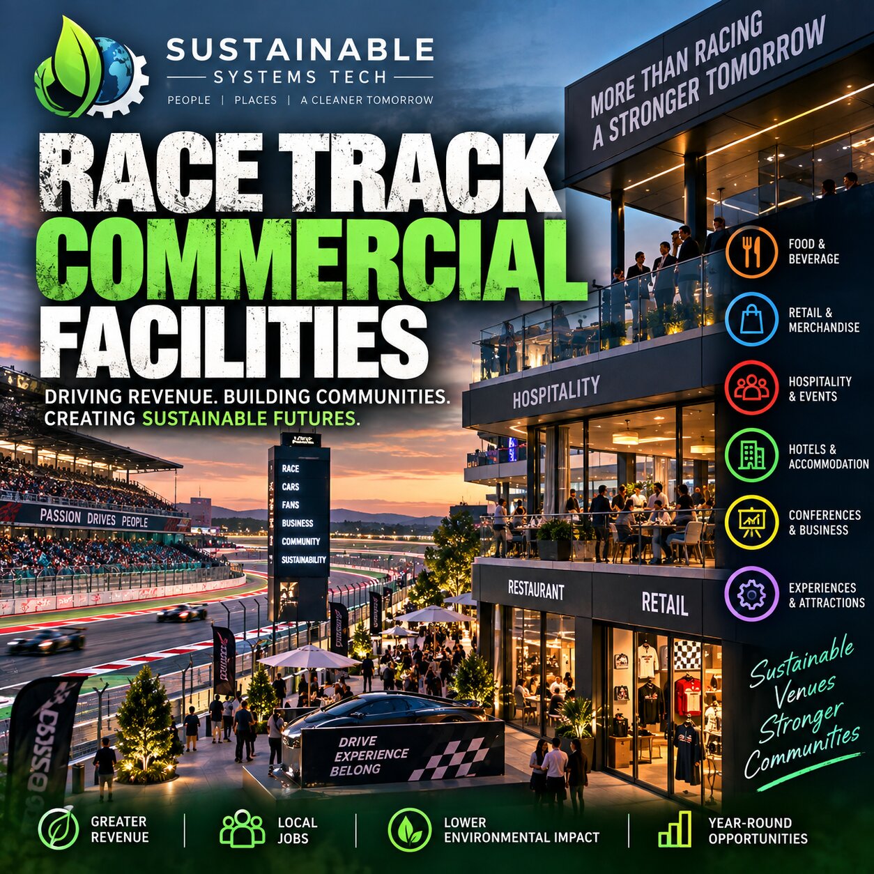 race track commercial facilities