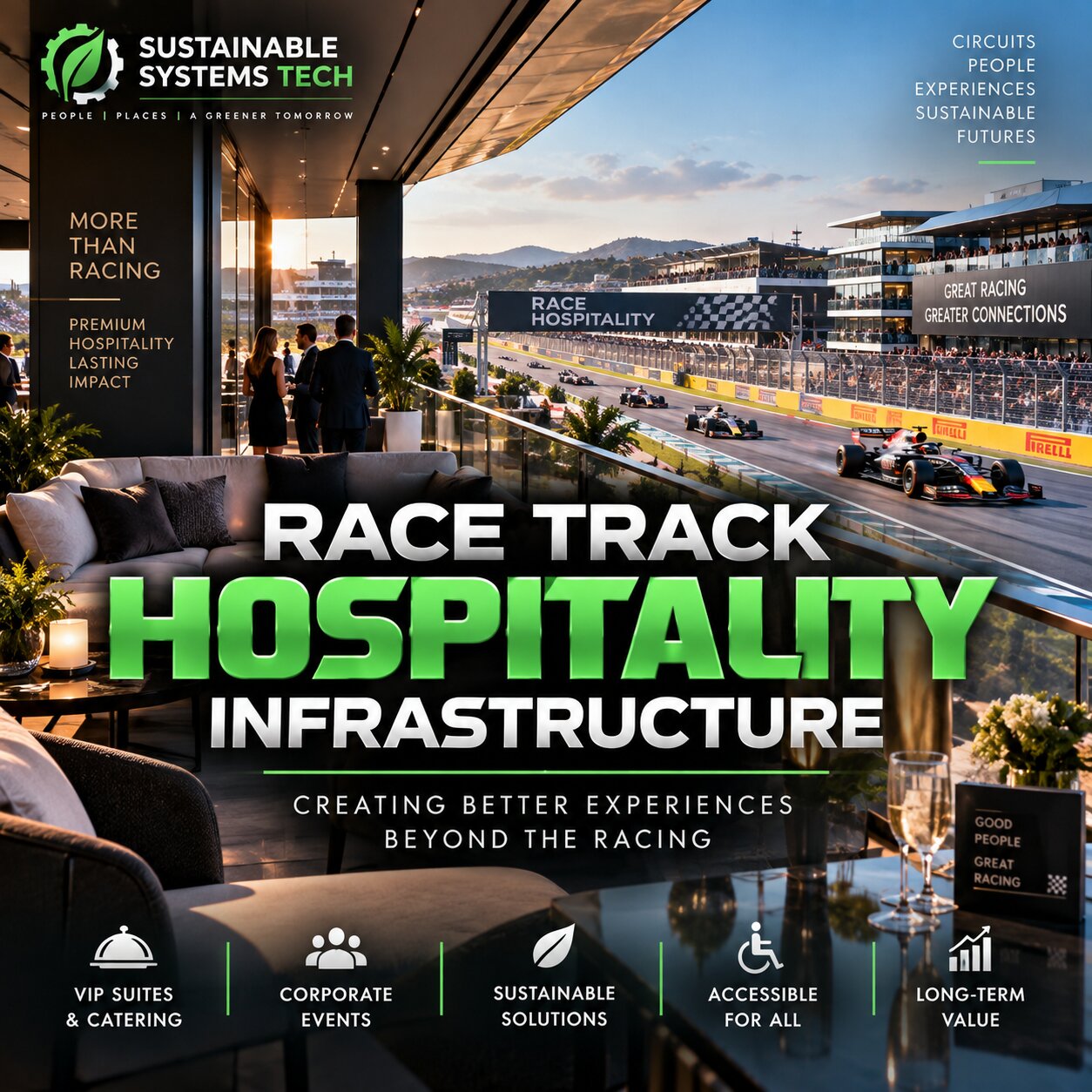 race track hospitality infrastructure