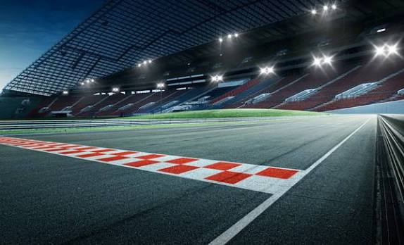 race track lighting systems