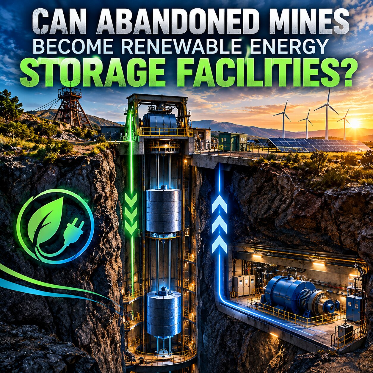 Can Abandoned Mines Become Renewable Energy Storage Facilities?