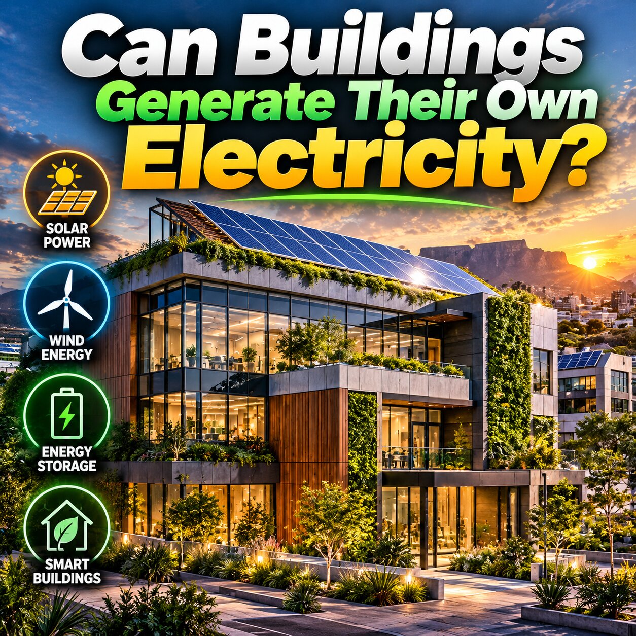 Can Buildings Generate Their Own Electricity?