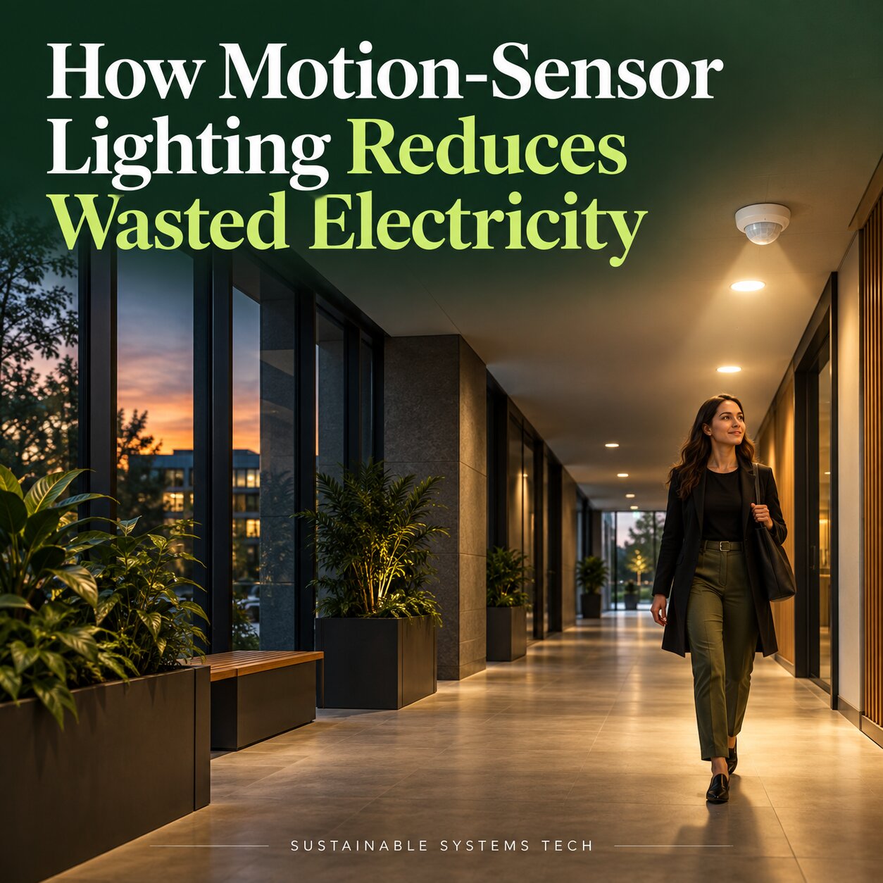 How Motion-Sensor Lighting Reduces Wasted Electricity