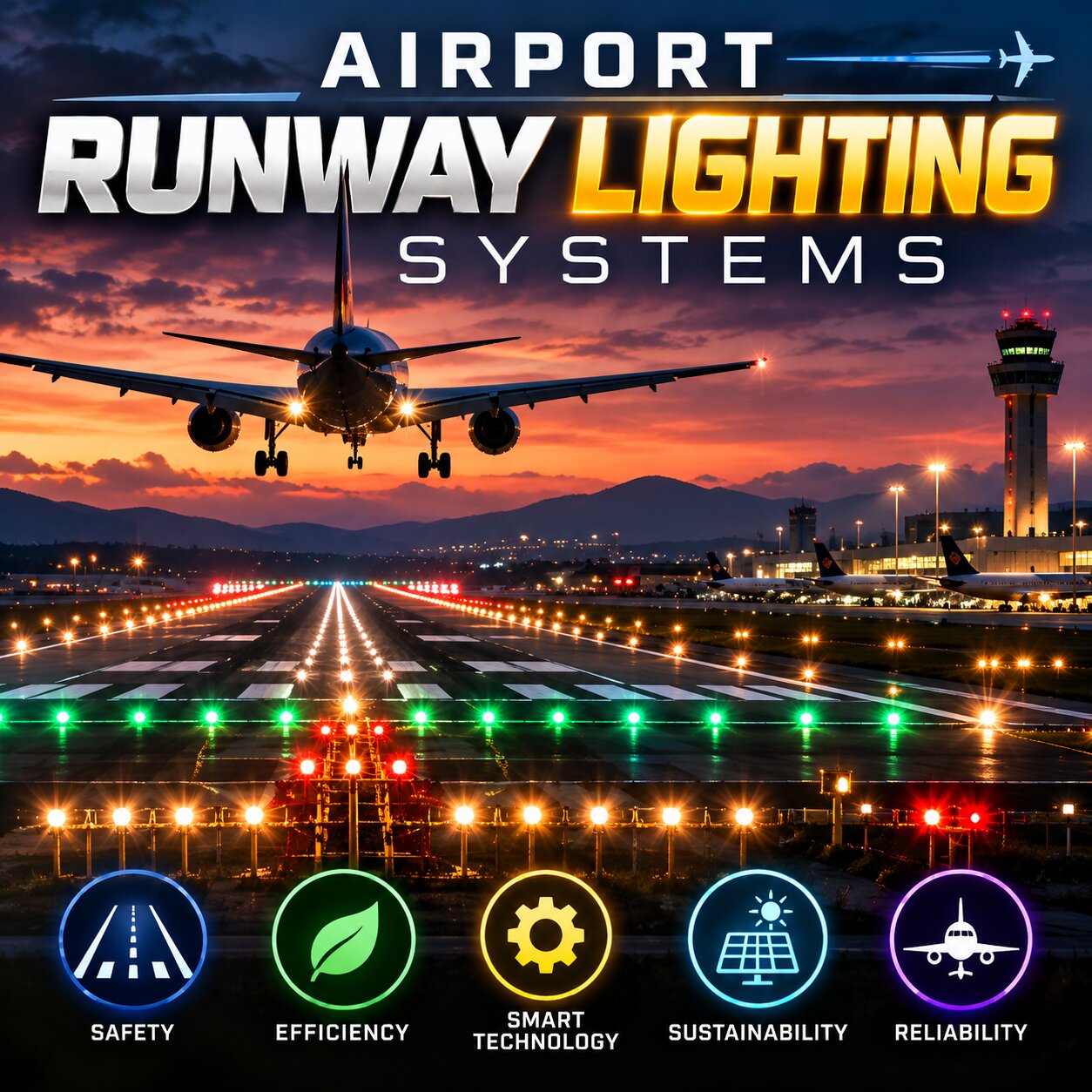 airport runway lighting systems